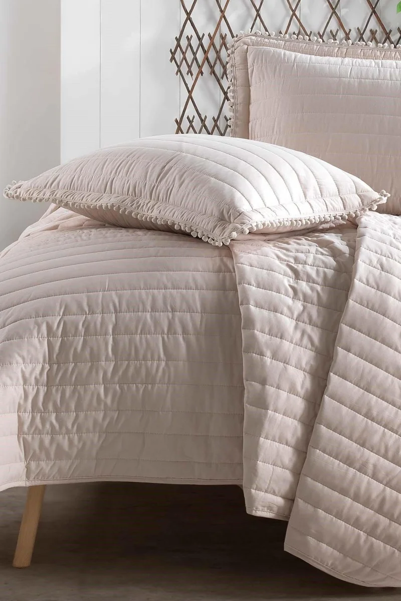 Zeynep Tekstil Clasy Ranforce 100% Cotton Single Bedspread Pedra