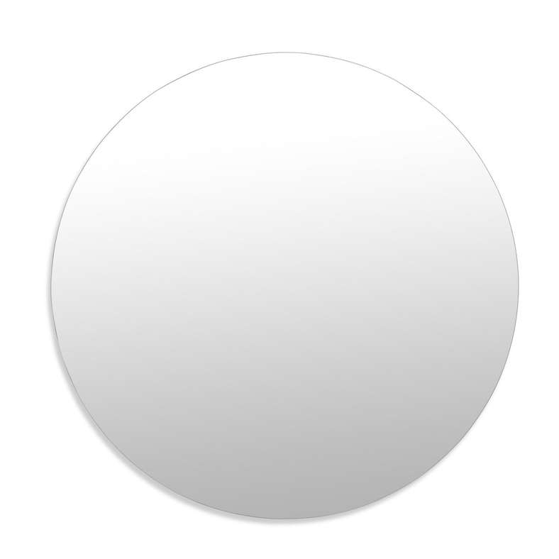 Pan Home مرآة حائط دائرية بدون إطار 101.6x2x101.6 سم - شفافة - Image 4