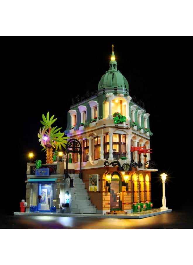 BRIXSPARK BRIXSPARK Led Light for Lego 10297 Boutique Hotel Building Blocks Model - NOT Included The Model Set  - Image 4
