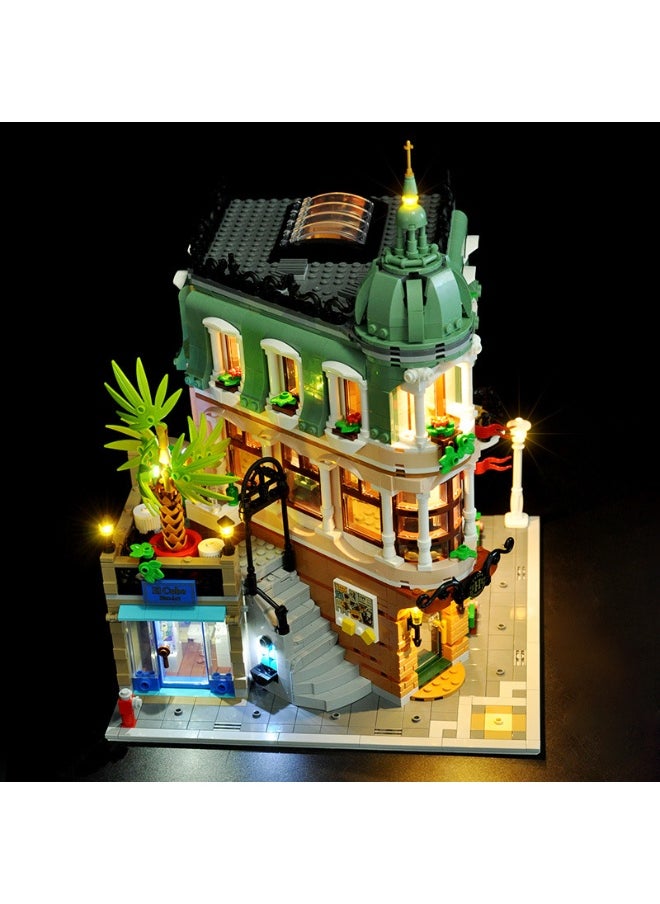 BRIXSPARK - BRIXSPARK Led Light for Lego 10297 Boutique Hotel Building Blocks Model - NOT Included The Model Set - Image 1