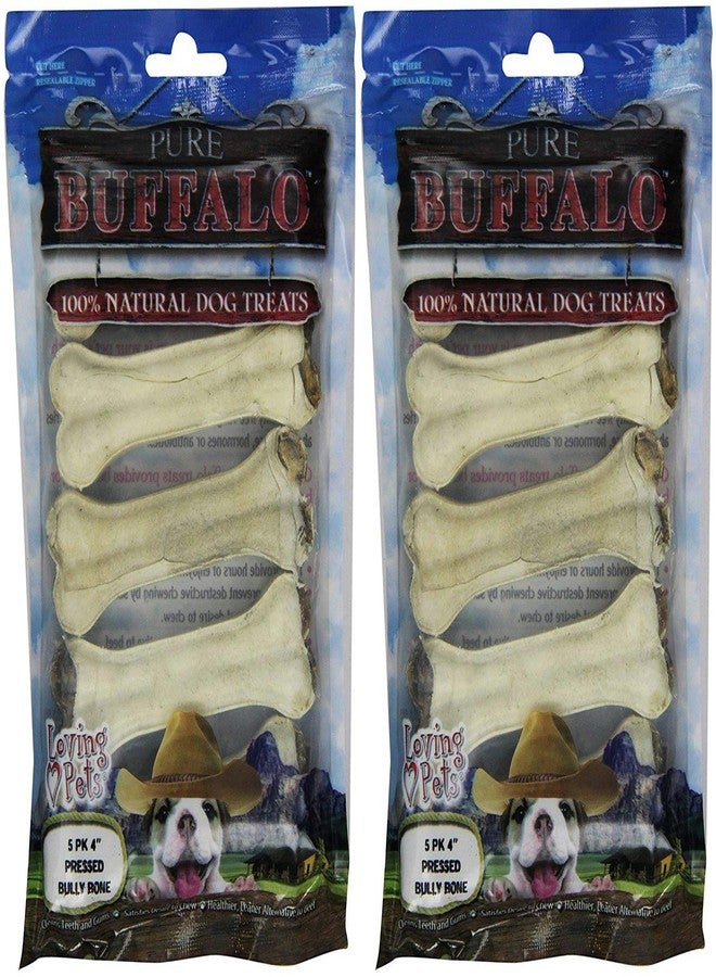 Loving Pets Pure Buffalo Pressed Bully Bones - Image 1