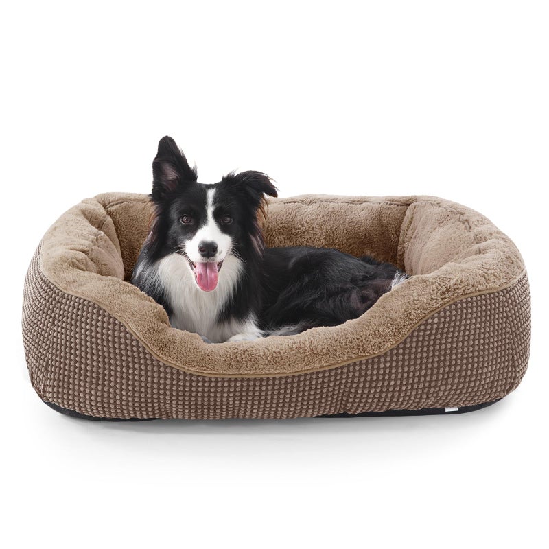 INVENHO Dog Bed Medium Size, Orthopedic Warming Soft Calming Sleeping Durable with Anti-Slip Bottom - Image 1