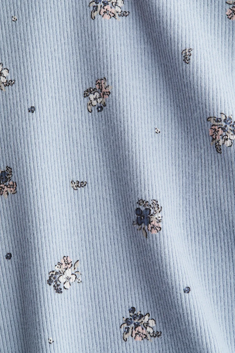 H&M Ribbed jersey top