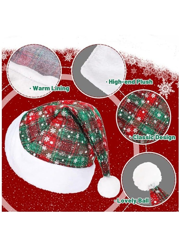 Christmas Santa Hat Snowflake Christmas Hat - Image 1