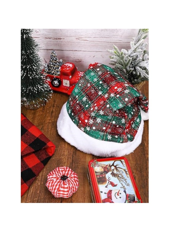 Christmas Santa Hat Snowflake Christmas Hat - Image 2