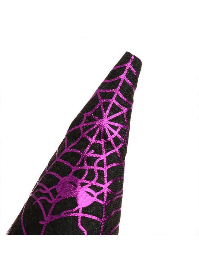 Oarkive Witch Hat Headband Halloween Witch Headband Cute Little Small Witch Hats For Women Baby Witches Hat Witch Hat Toddler Girl Halloween Party Cosplay Witch Costume Hat Favors Supplies  - Image 4
