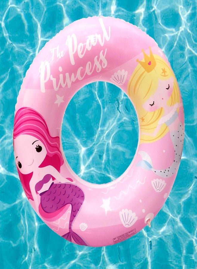 NHR Inflatable Pearl Princess Swimming Ring for Kids, Safe Water Float Tube for Pool & Beach, Swim Tube, Durable Inflatable Water Ring for Boys and Girls (3+ Years) - Image 1