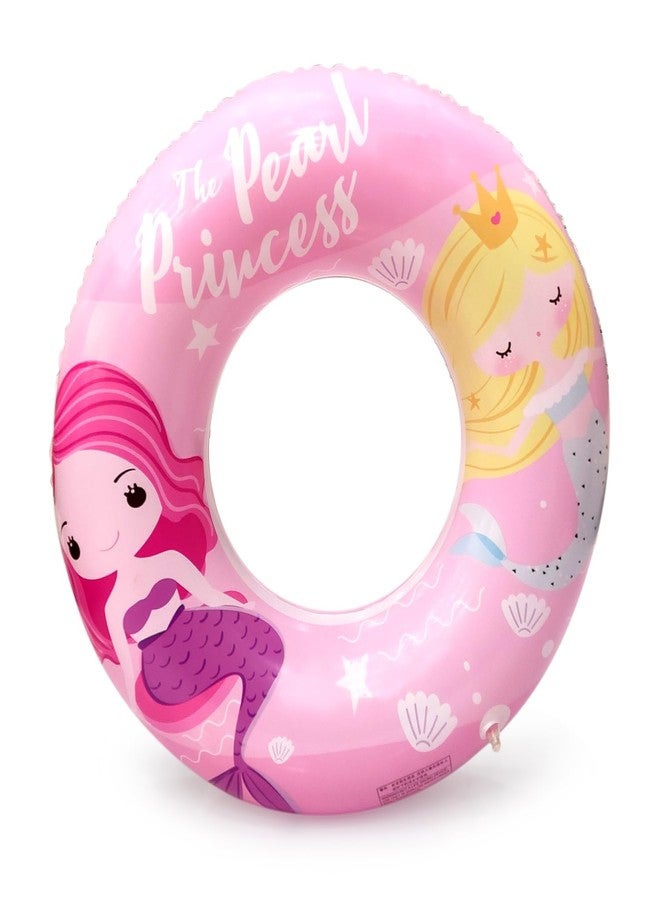 NHR Inflatable Pearl Princess Swimming Ring for Kids, Safe Water Float Tube for Pool & Beach, Swim Tube, Durable Inflatable Water Ring for Boys and Girls (3+ Years) - Image 2