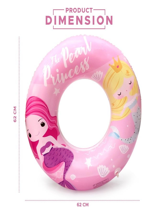 NHR Inflatable Pearl Princess Swimming Ring for Kids, Safe Water Float Tube for Pool & Beach, Swim Tube, Durable Inflatable Water Ring for Boys and Girls (3+ Years) - Image 5