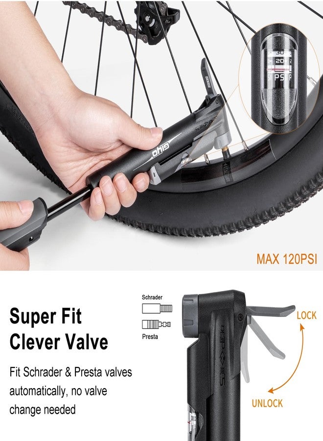 GEWAGE Bicycle Phone Mount Bag & Bicycle Tire Pump, Bike Multitool with Tyre Lever - Bike Tool Kits for Repair and Maintenance at Home or On The Road - Image 4