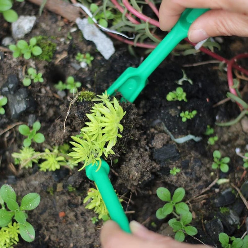 lasenersm 6 Sets Planting Seedlings Dibber Widger Garden Tool Plastic Garden Widger Seedling Dibber and Widger Seed Widger Seedlings Dibber Sowing Digging Tool Transplanting Planting Tool, Multicolor - Image 5