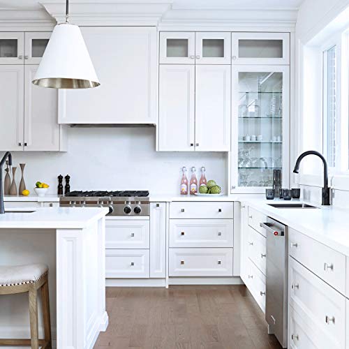 Mecpar Matte White Wallpaper 23.6" x 118" White Peel and Stick Wallpaper Self-Adhesive Removable Wallpaper Thick Waterproof Wallpapers for Kitchen Countertop Cabinet Wardrobe - Image 4