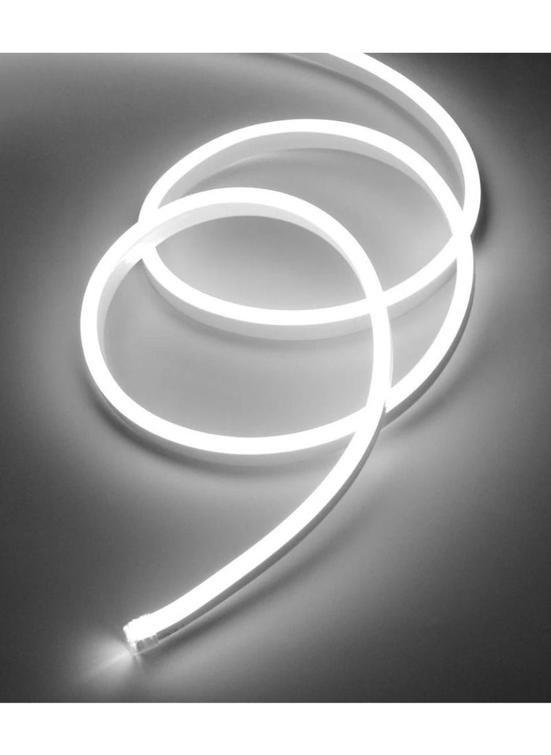 Yuwell Premium Quality LED Neon Strip Light Waterproof For Home Lighting Kitchen Bed Outdoor Flexible Decoration Cool White 5 Meter  - Image 3