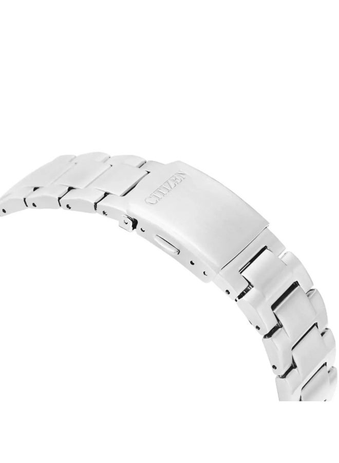 CITIZEN ساعة يد كرونوغراف للرجال إيكو درايف CA0790-83L، 43 مم قرص أزرق، سوار من الفولاذ المقاوم للصدأ، 100 م مقاومة للماء - Image 5