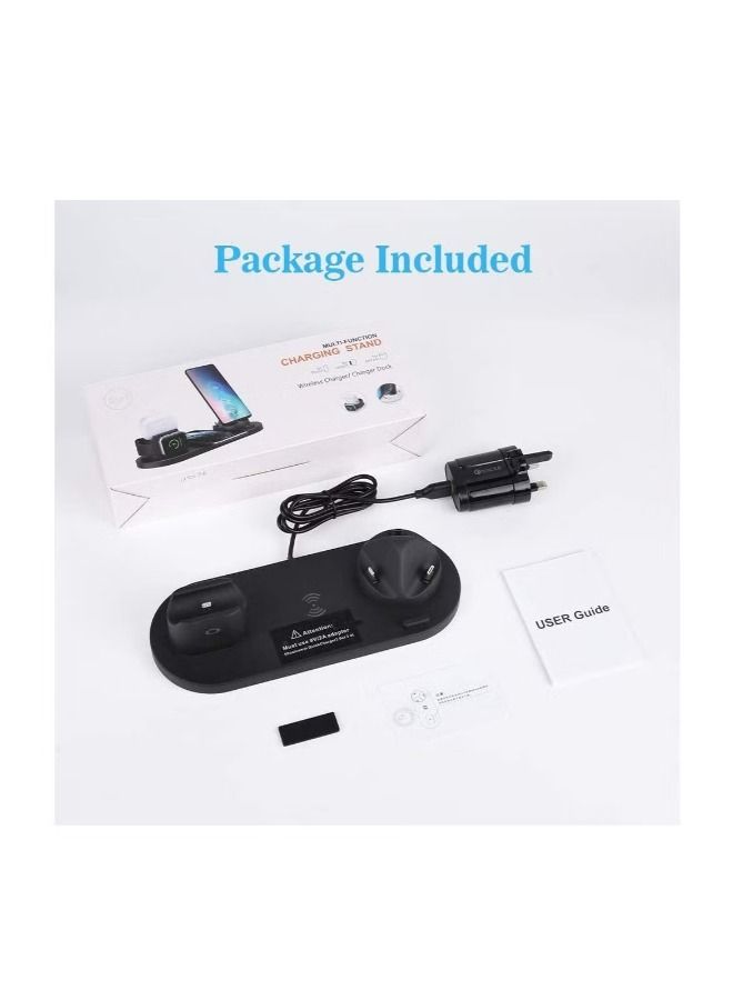 6 in 1 Wireless Fast Charging Stand for Apple Watch/AirPods/Apple iPhone/Samsung - Image 2