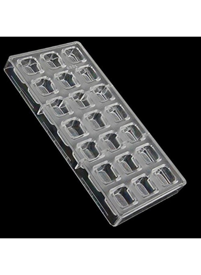 Goldbaking Square Shape Polycarbonate Chocolate Mold DIY Handmade Chocolate PC Mold Pastry Chocolate Tool - Image 4