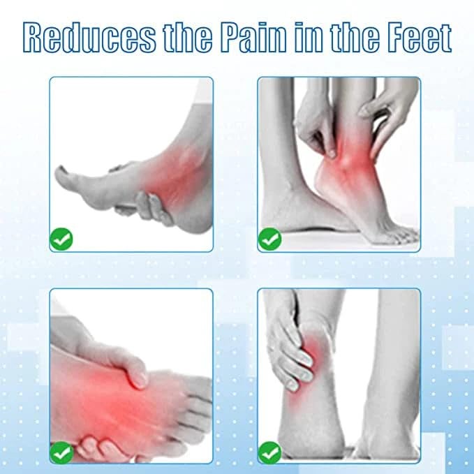 QualiTrue Neuropathy Socks for Women and Men - 2 Pair Orthopedic Toeless Compression Foot Neuropathy Pain, Peripheral, Diabetic Socks, Arthritis Socks (2 Pair White & Black Combo) - Image 3