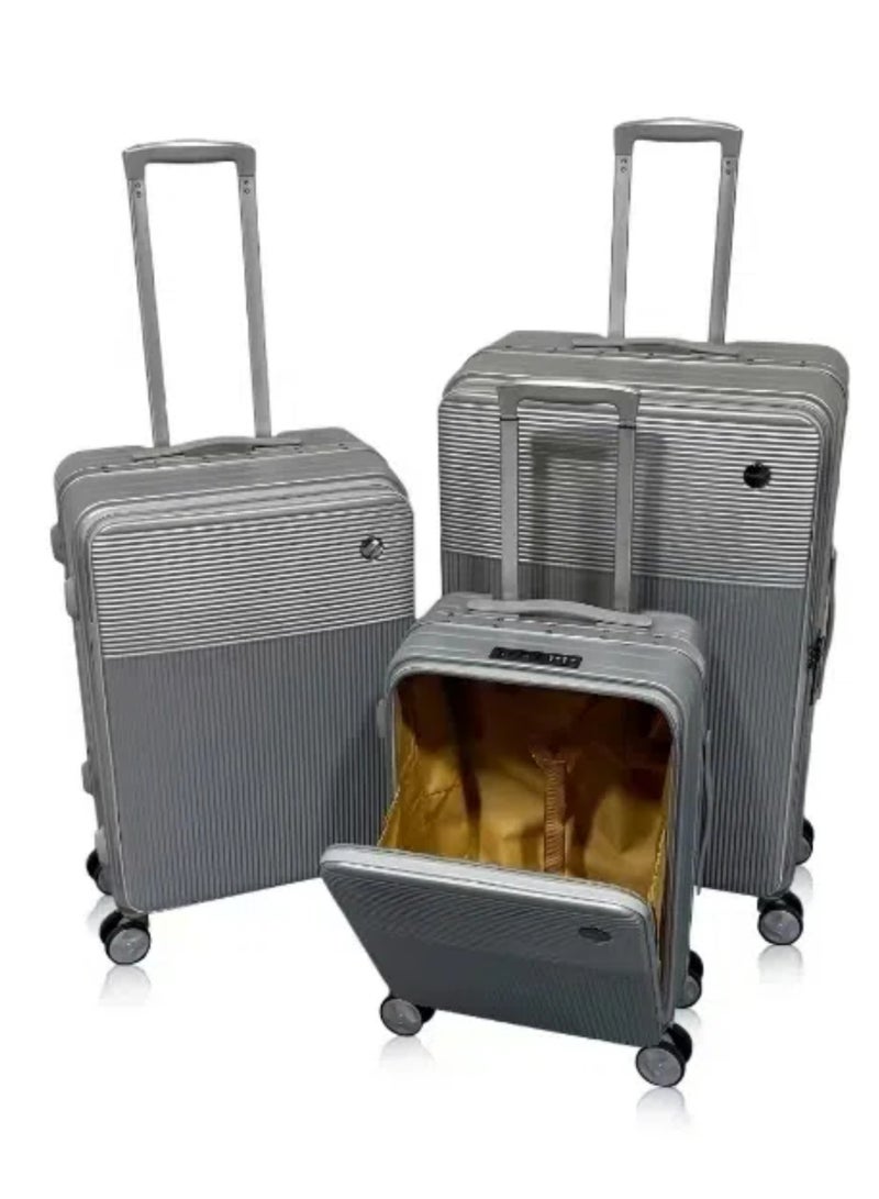 20/24/28 بوصة أمتياز متعدد الوظائف رفوف أجهزة الكمبيوتر إطار ألومنيوم سحب كلمة مرور صندوق قضيب حركة العجلات العالمية