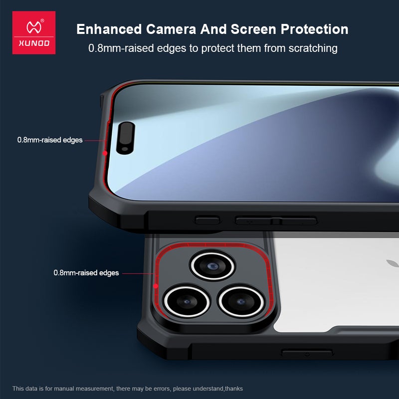 XUNDD for iPhone 17 Pro Case, Camera Protection, Soft TPU Cover - Image 3