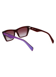 Liu Jo FULL RIM ACETATE ACETATE LIU JO SUNS LJ802S 5414 (435) BLUE/BURGUNDY GLITTER  - Image 5