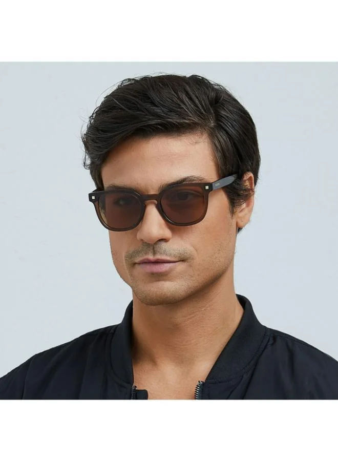 30Sundays REEF Unisex Brown Sunglasses - Frame Material: Acetate - Lens Color: Brown- Frame Color: Brown - Full Rim