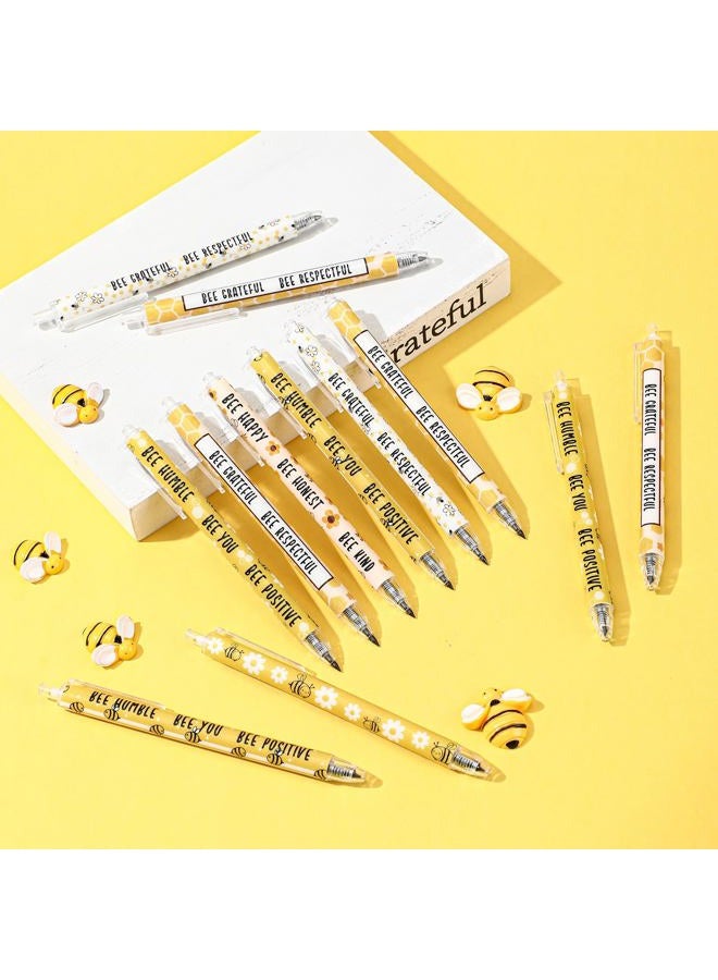 Sinload 60 Pcs Back to School Eternal Pencils Gift for Student from Teacher, Motivational Forever Pencils, First Day of School Gifts, Funny Welcome Rewards Stationery for Class, 6 Styles(Bee) - Image 4
