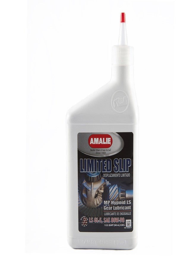 Amalie Gear Oil, Limited Slip MP Hypoid, 80W90, Limited Slip Additive, Conventional, 1 qt Bottle, Each