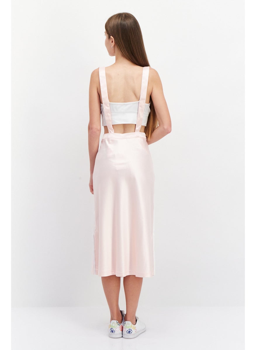 adidas Originals Women Sportswear Fit Outdoor Midi Skirt With Suspender, Pink  - Image 2