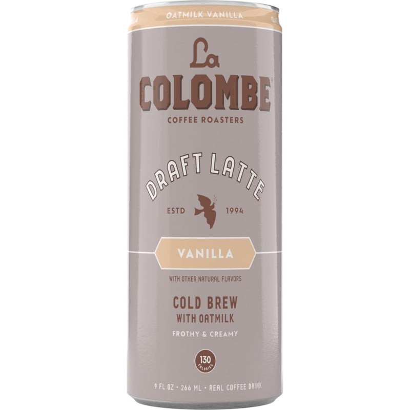La Colombe Vanilla Draft Latte with Oatmilk  9 Fl Oz 4 Pack  100 Arabica Brazilian Cold Brew Coffee with NitrousInfused Oatmilk DairyFree Vegan Latte 120mg Natural Caffeine - Image 3