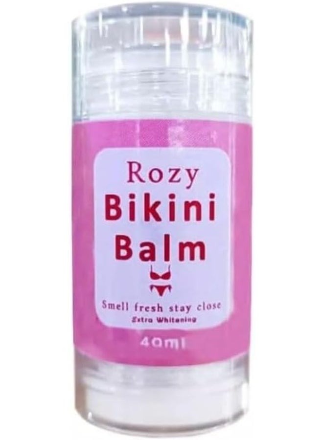 Rozy Bikini Balm, Fresh Scent, Long-Lasting, Extra Whitening -40ml