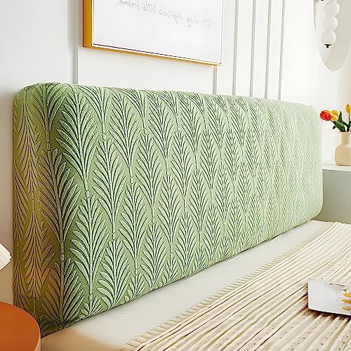JOKIVTOU Solid Jacquard Fabric Headboard Covers Slipcover,Stretch Bed Headboard,Bed Head Cover Slipcover Backrest Cover Headboards Beds Cover Protective Universal Dustproof Modern - Image 1