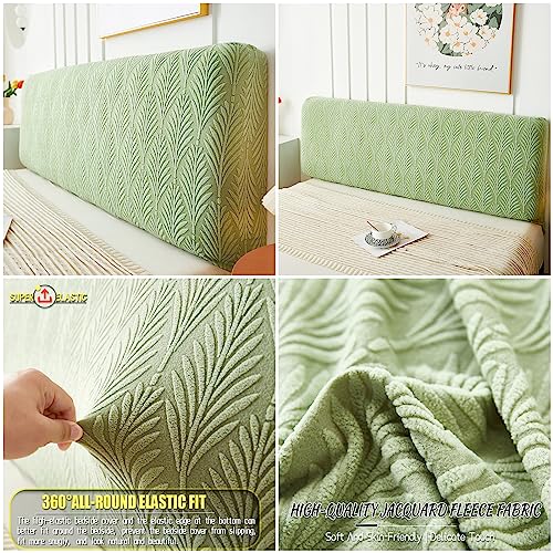 JOKIVTOU Solid Jacquard Fabric Headboard Covers Slipcover,Stretch Bed Headboard,Bed Head Cover Slipcover Backrest Cover Headboards Beds Cover Protective Universal Dustproof Modern - Image 5