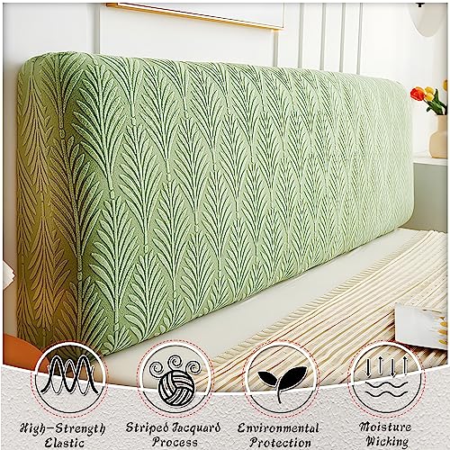 JOKIVTOU Solid Jacquard Fabric Headboard Covers Slipcover,Stretch Bed Headboard,Bed Head Cover Slipcover Backrest Cover Headboards Beds Cover Protective Universal Dustproof Modern - Image 2