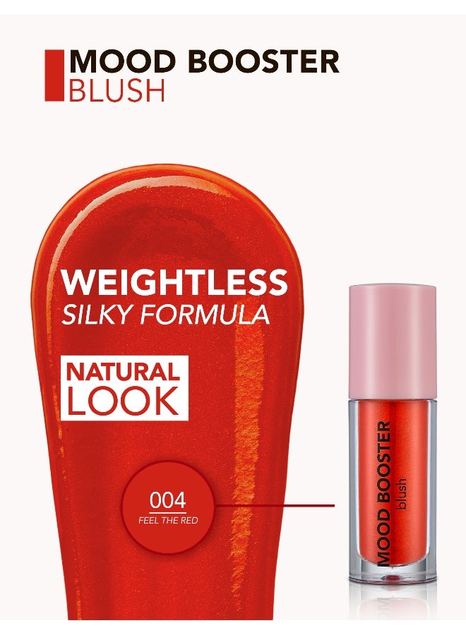 flormar Mood Booster Blush – 004 Feel The Red – Buildable Cream Blush, Radiant Finish, Soft Blendable Texture - Image 5