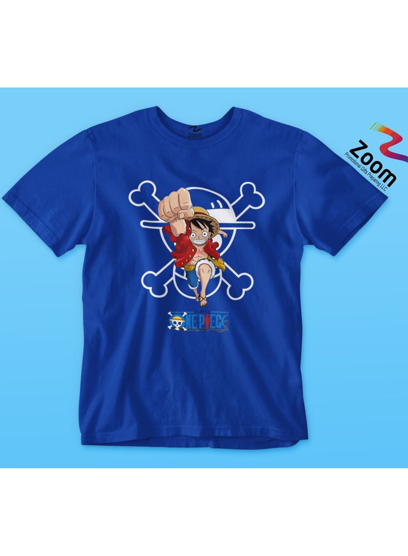ZOOM OnePiece Character Luffy T-Shirt Design