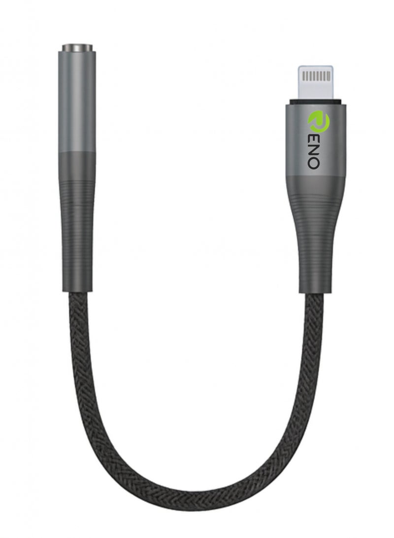 Reno Lightning to 3.5mm AUX Audio Adapter & Connector – For Headphones and Earphones - Image 1