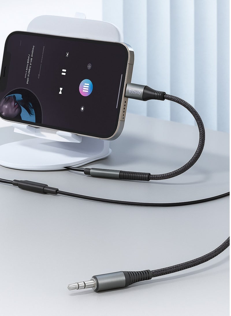 Reno Lightning to 3.5mm AUX Audio Adapter & Connector – For Headphones and Earphones - Image 2