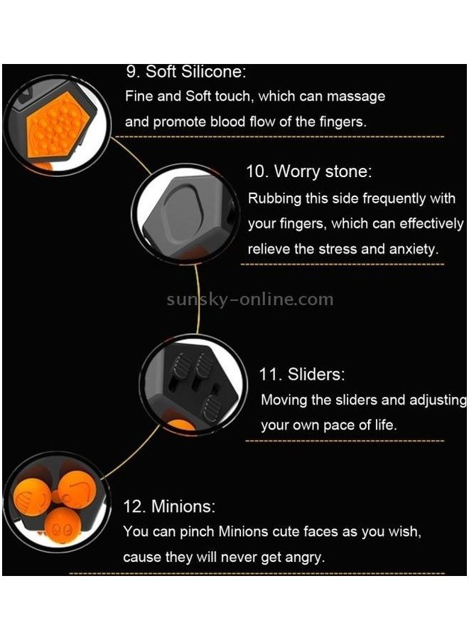 NIBEMINENT 12 Sides Magic Cube Generation Decompression Toy With Gears And Rotating Dial Joystick - Image 5