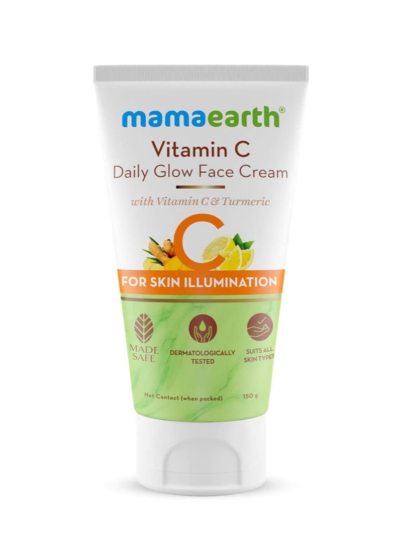 Mamaearth Mamaearth Vitamin C Daily Glow Face Cream 150g  - Image 1