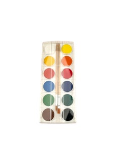 M&G Chenguang Water Color Paint 12Colors With 2 Brushes - No:APLN6586  - Image 5