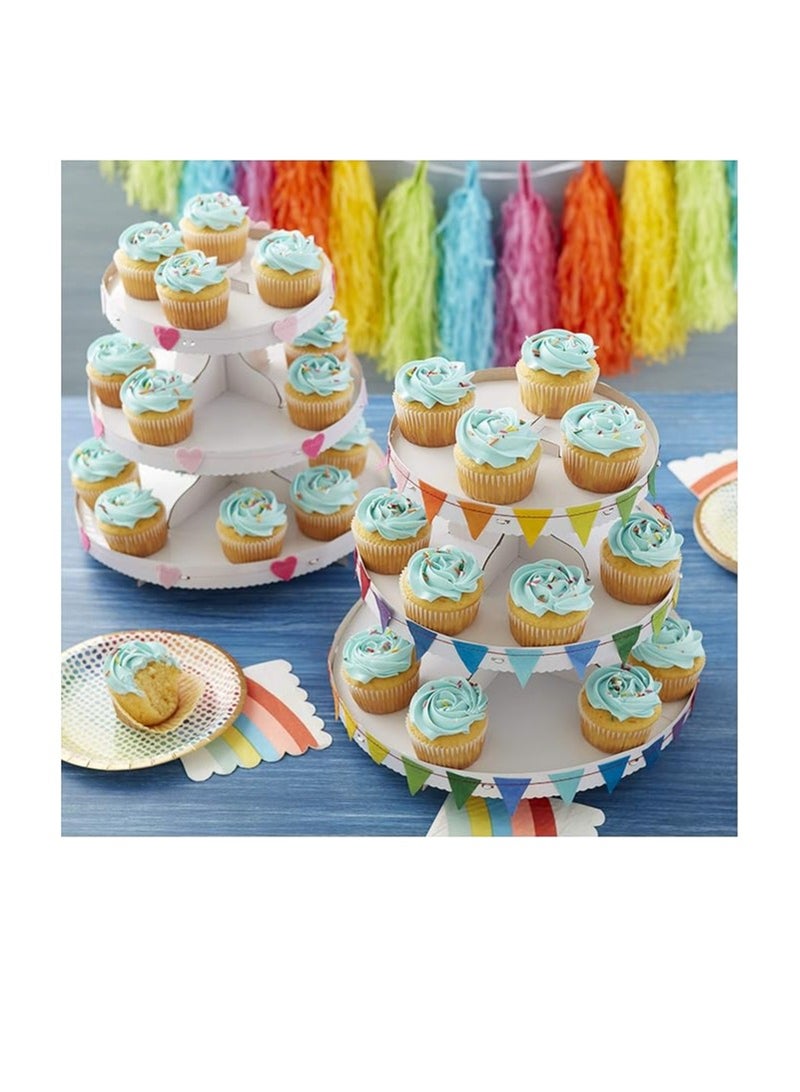 Wilton 3-Tier Cupcake Stand - Customizable, Set of 3 - Image 4
