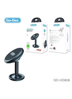 GO-DES GD-HD658 360° Rotation Super Magnetic Mobile Phone Car Holder for All Mobiles, Tablets and iPads  - Image 1