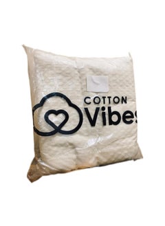 cotton vibes Cotton Vibes Single Bed Sheet Large Size White  - Image 3