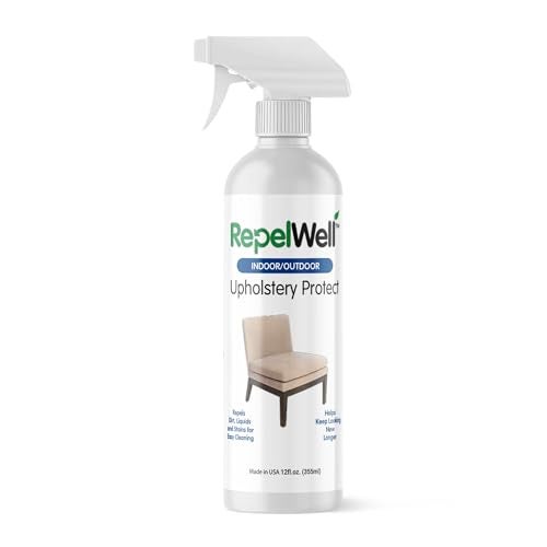 RepelWell Upholstery Protect Stain & Water Repellent Spray (12oz) Eco-Friendly, Pet-Safe Spray Keeps Your Fabric, Leather & Suede Upholstery Looking Like New - Image 1