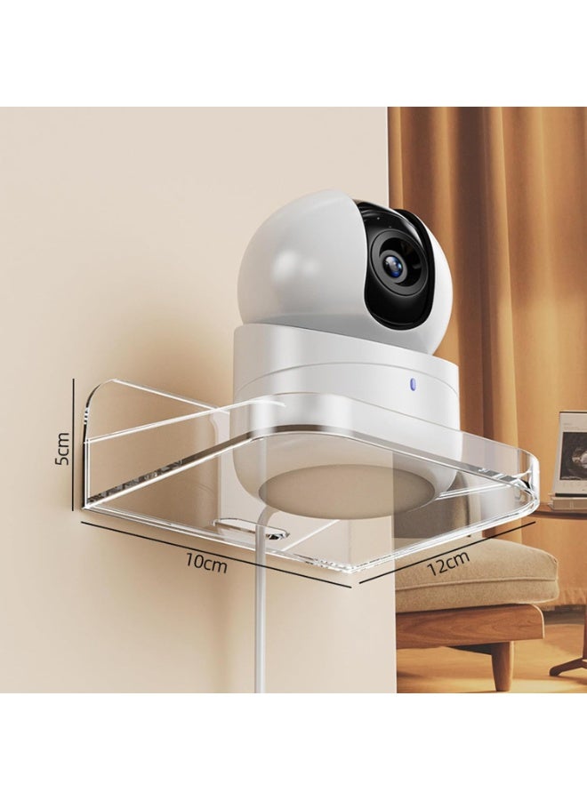 Relex 3PCS Punch-Free Wall Mount Bracket, Pet Camera Bracket, Wall Camera Holder for Baby Monitors, Speakers, Universal Surveillance Cameras Holder - Image 2