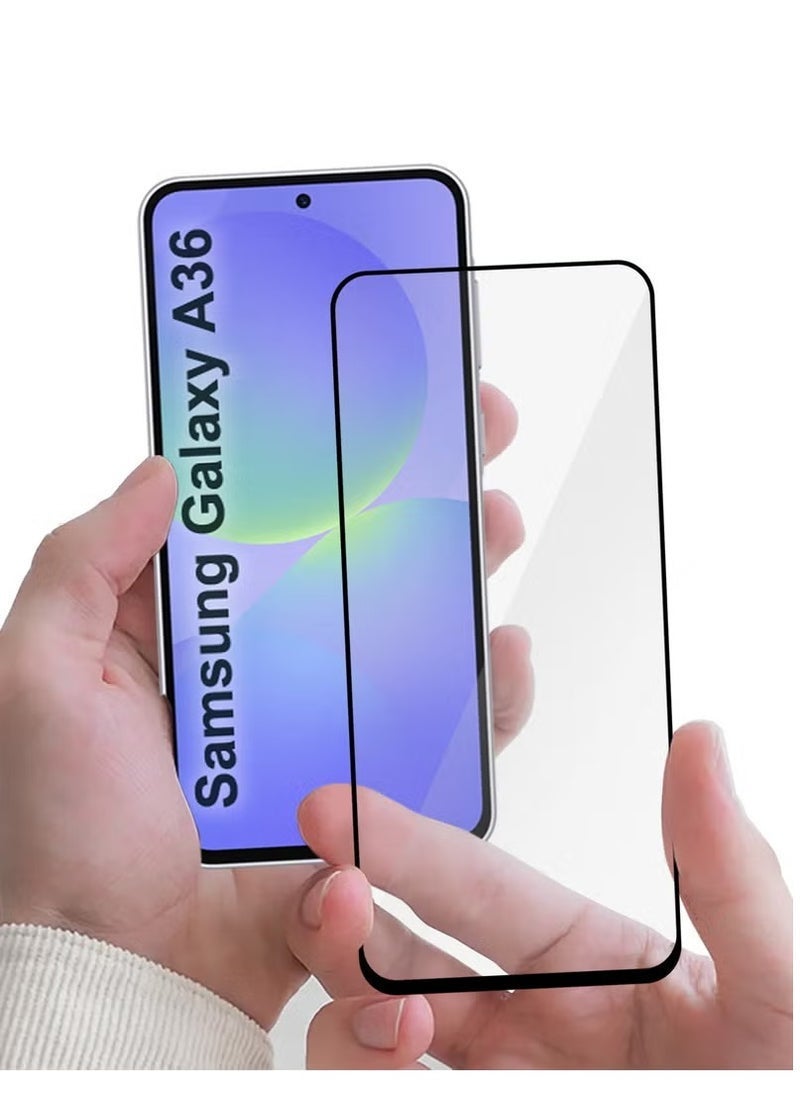 Raxoom Samsung Galaxy A36 Screen Protector â€“ Full Coverage 9H Tempered Glass with HD Clarity and Anti-Fingerprint Coating â€“ Ultra-Clear, Edge-to-Edge Fit, Bubble-Free Easy Installation, Scratch-Resistant Protection for Galaxy A36 2025 - Image 5