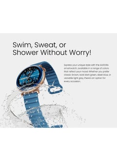 HiFuture HiFuture AURORA Smartwatch, 1.43 Inch Amoled Display, Wireless Calling, Magnetic Strap, Syntra AI, IP68 Waterproof, Heart Rate Monitoring, Sleep Quality Analysis, Sports Mode, Brown  - Image 3