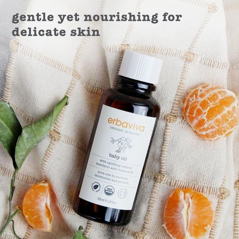 erbaviva Baby Oil, 4 Fl Oz - Image 5