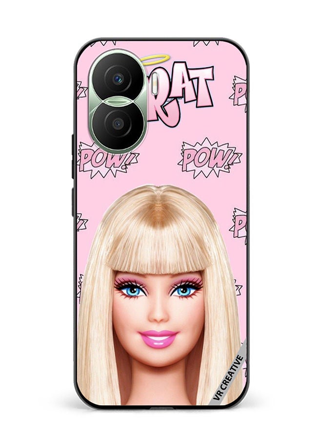 VR CREATIVE Protective Case Cover For Honor Play7T Pro Brat Barbie Design Multicolour - Image 1
