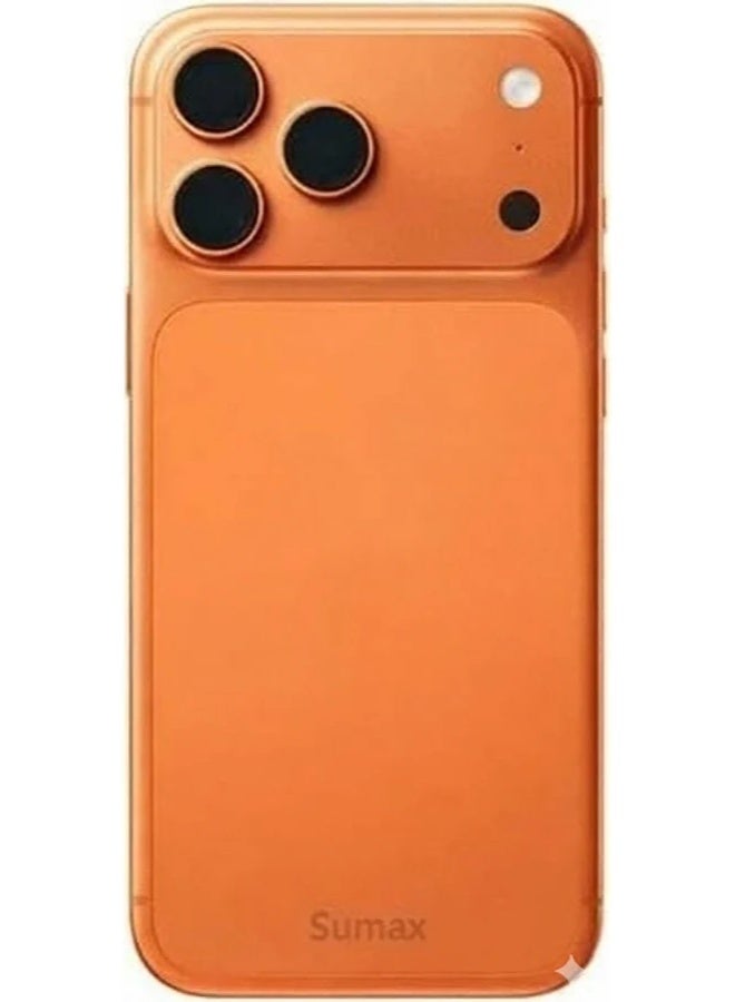 سوماكس هاتف Sumax 17 Pro Max 5G الذكي | 24 جيجابايت RAM + 1 تيرابايت ROM، شاشة HD+، كاميرا ثلاثية بدقة 30 ميجابكسل مع الذكاء الاصطناعي، بطارية 5000 مللي أمبير، تصميم فائق النحافة (برتقالي) - Image 1